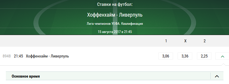 Хоффенхайм - Ливерпуль. Прогноз матча раунда плей-офф Лиги Чемпионов