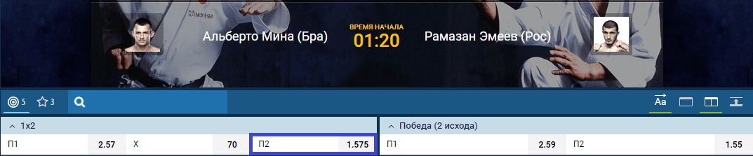 Прогноз на бой Альберто Мина – Рамазан Эмеев