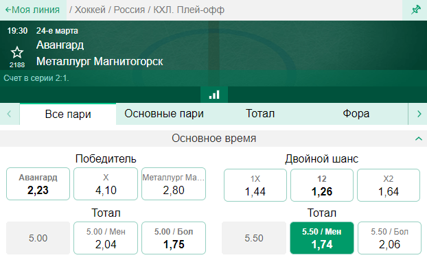 Авангард – Металлург. Сможет ли Магнитка сравнять счёт в серии?