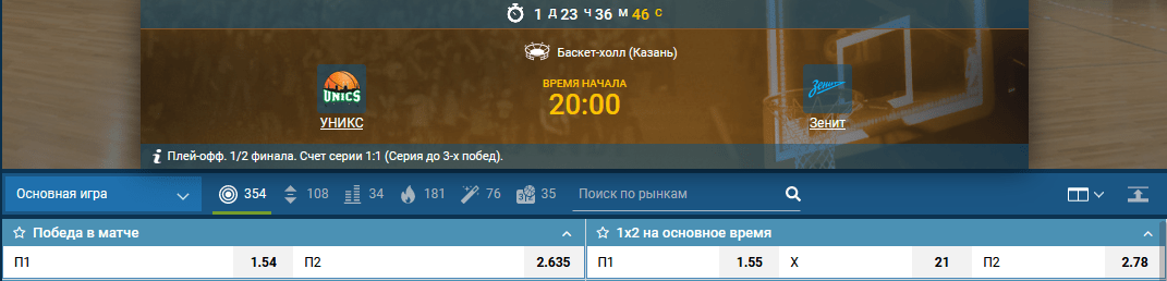 УНИКС – Зенит. Кто сможет вырваться вперёд в полуфинале Единой лиги ВТБ?